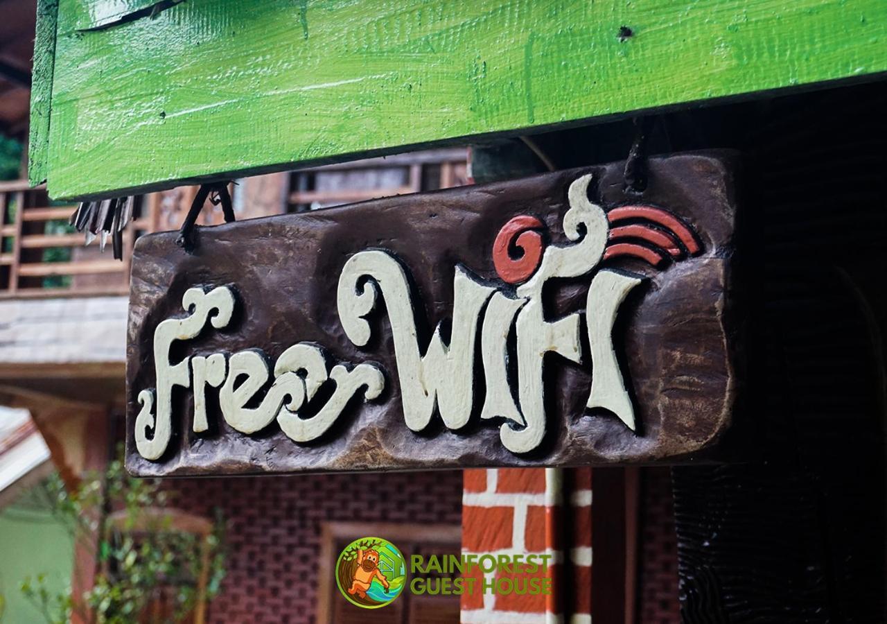 Rain Forest Guest House And Jungle Trekking Bukit Lawang Bagian luar foto