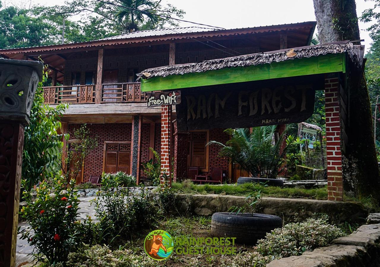 Rain Forest Guest House And Jungle Trekking Bukit Lawang Bagian luar foto